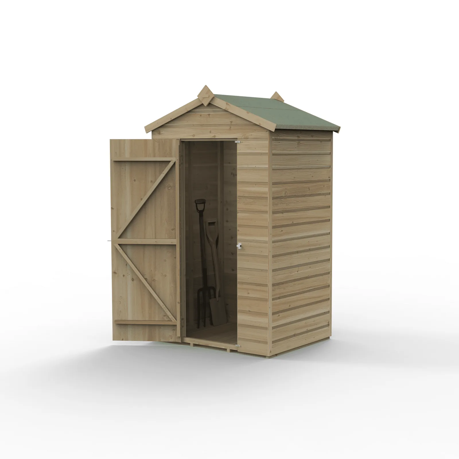 Beckwood 4×3 Apex Shed – No Windows — view 2 of 18