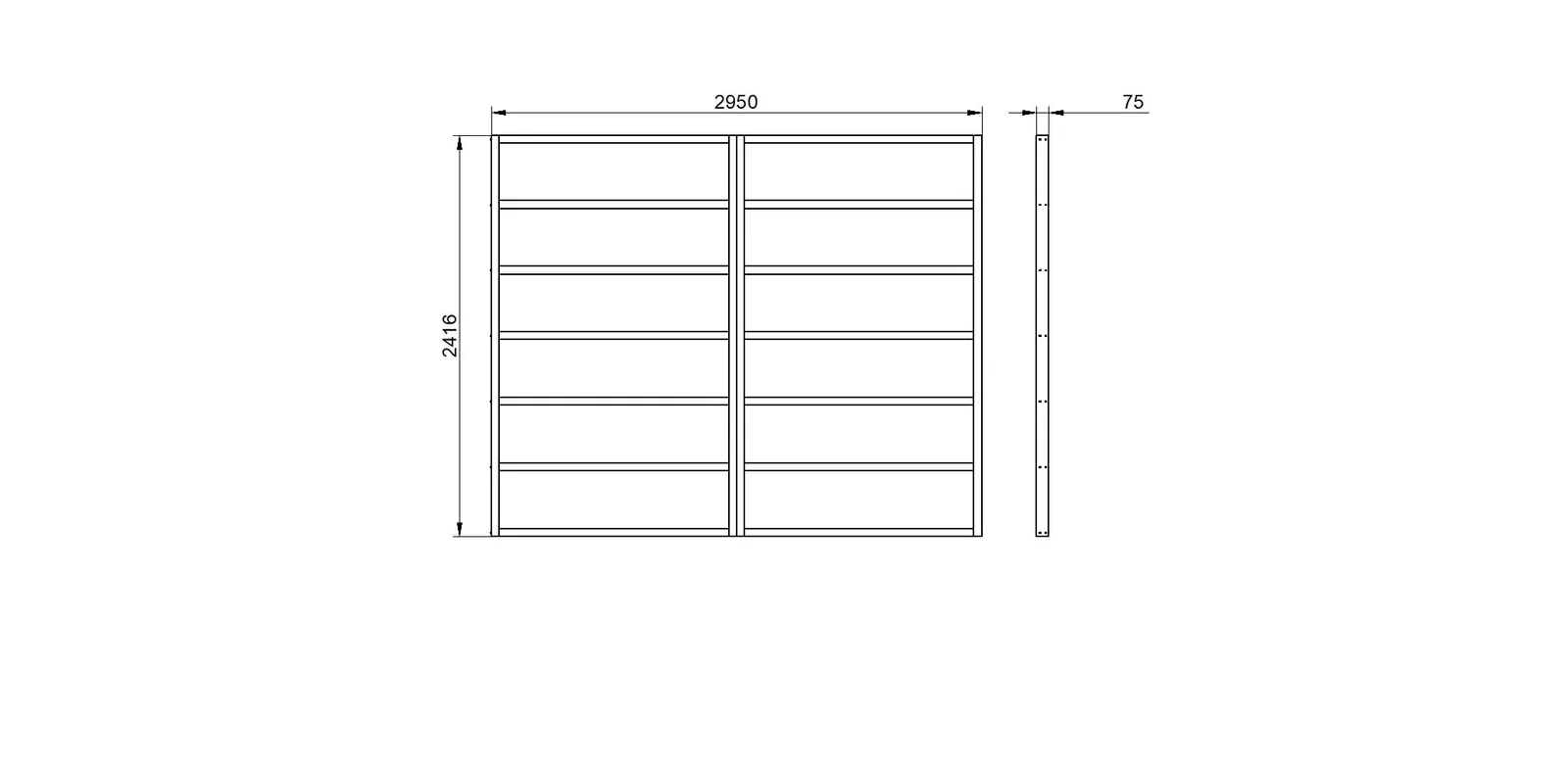 10 x 8 Shed Base for Forest Overlap & Shiplap Sheds — view 2 of 2
