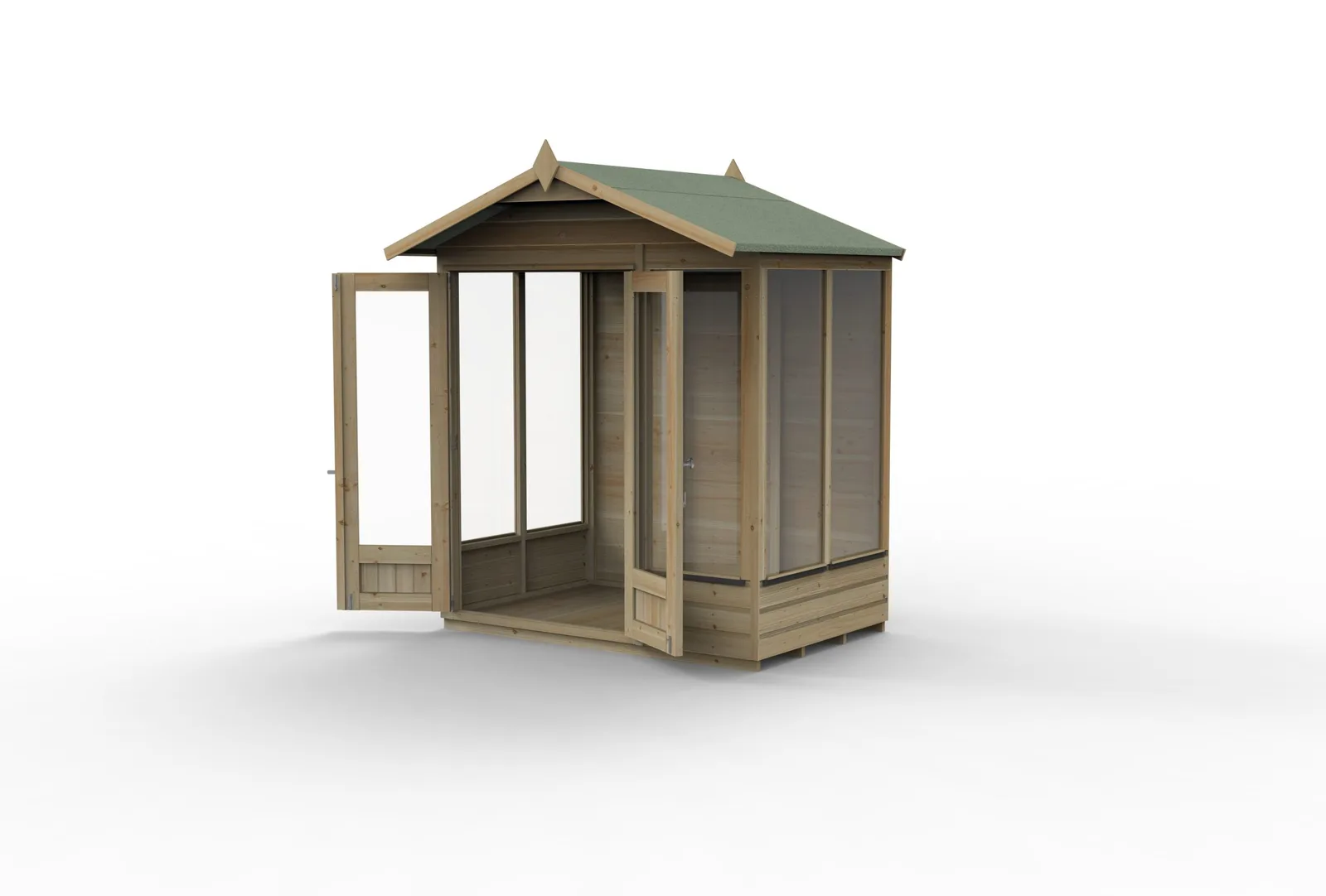 Beckwood Apex Summerhouse 6×4 – Double Door – 5 Windows — view 3 of 14