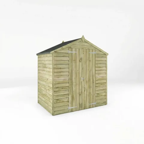 Mercia Garden Products Value Overlap Double Door Apex Shed