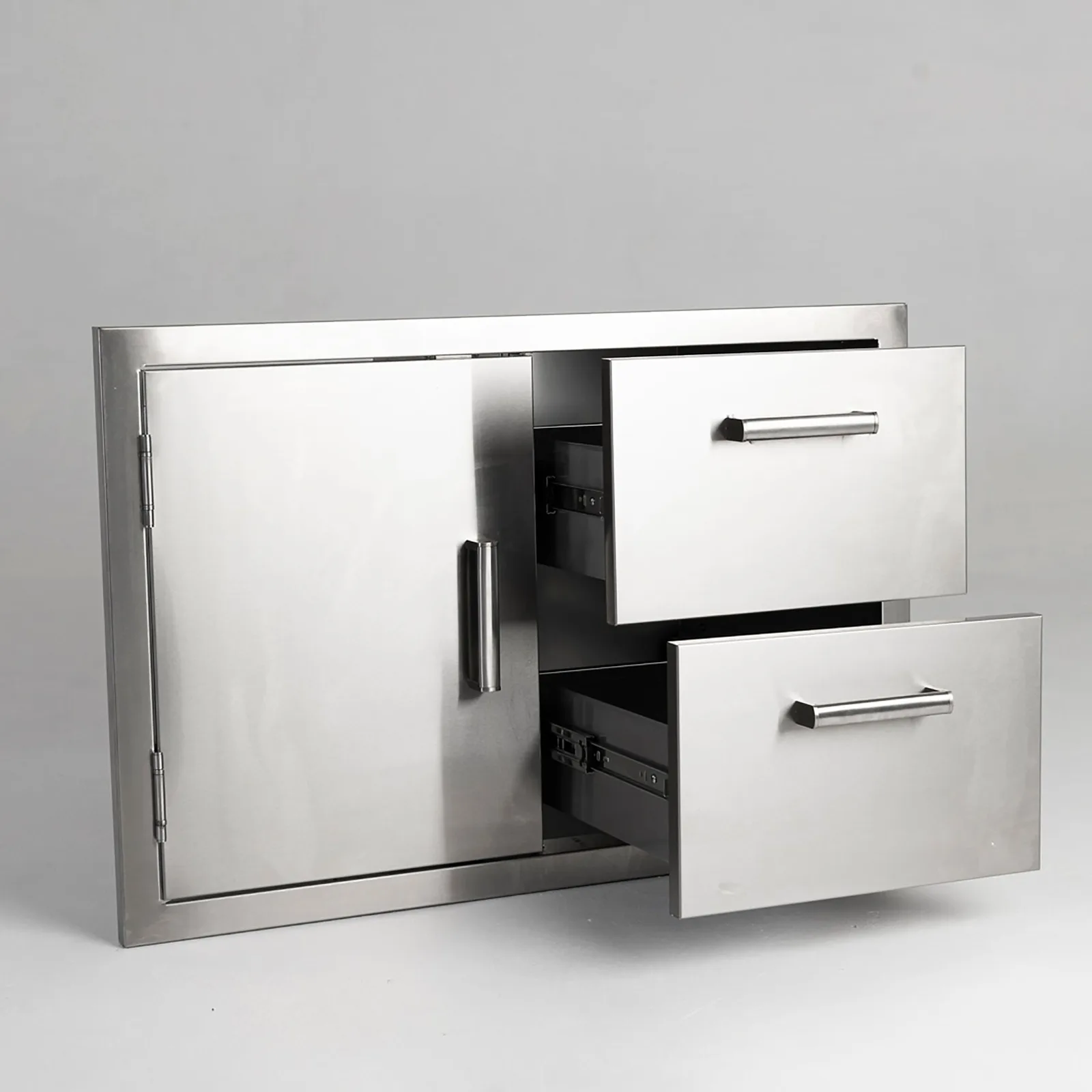 Draco Grills Draco Grills Stainless Steel Build-in Outdoor Kitchen Dual Drawer and Single Door Unit **Ex Display** — view 6 of 8