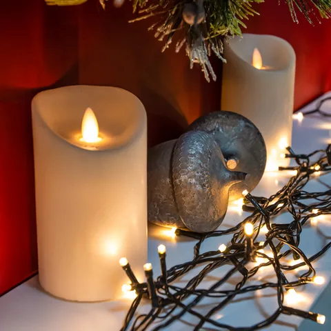 The Christmas Centre Warm White LED Battery Operated Multi-Function Christmas Lights - 60, 240, 480