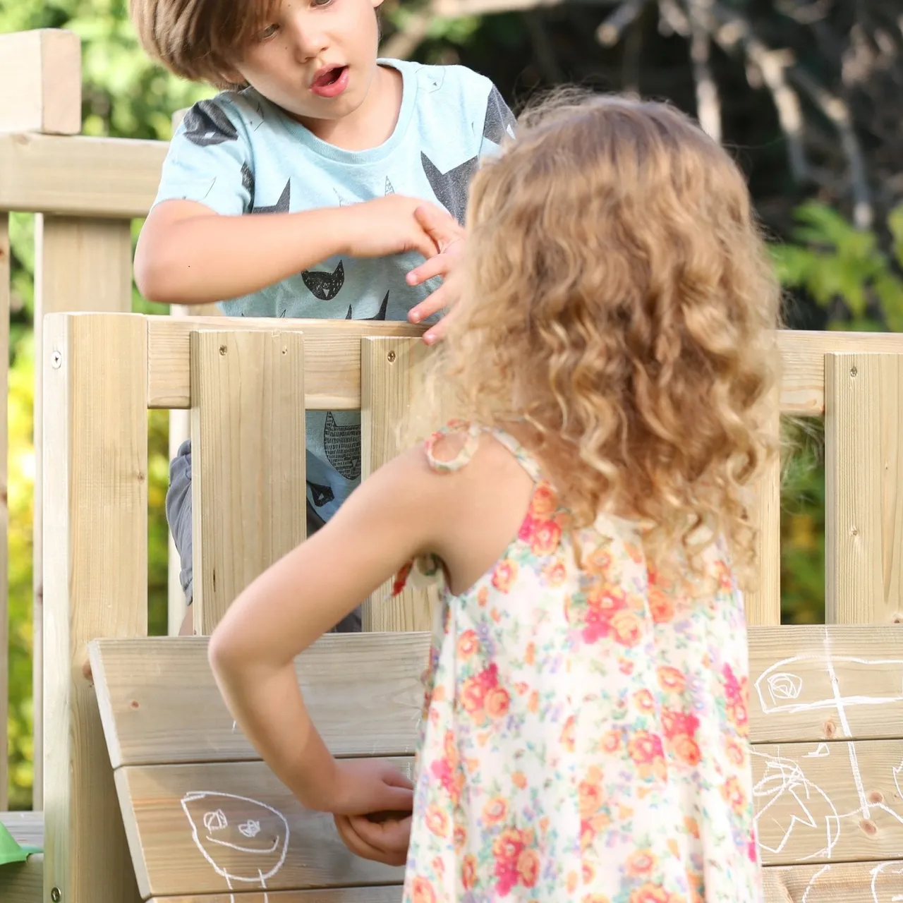 TP Toys TP Forest Toddler Wooden Climbing Frame & Slide - FSC® certified — view 3 of 3
