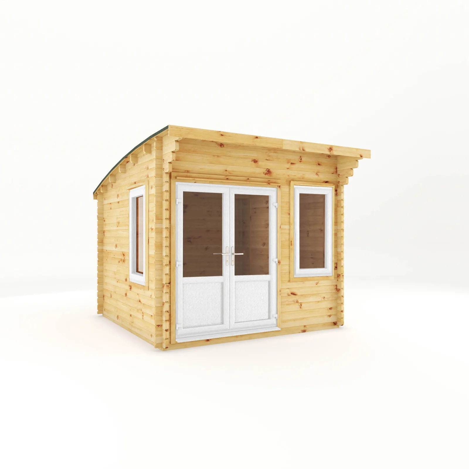 Mercia Garden Products The Curved Roof Helios Log Cabin — view 2 of 8