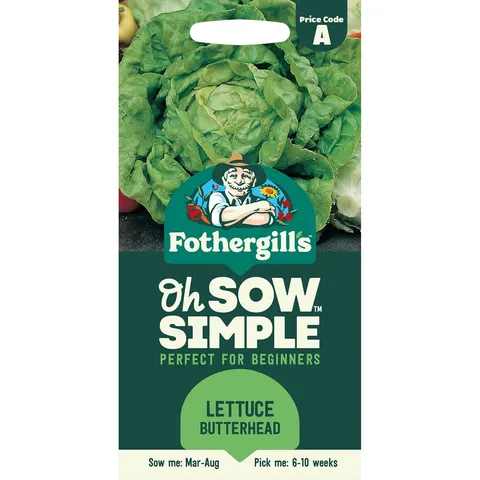 Mr Fothergills Oh Sow Simple - Lettuce Butterhead Seeds