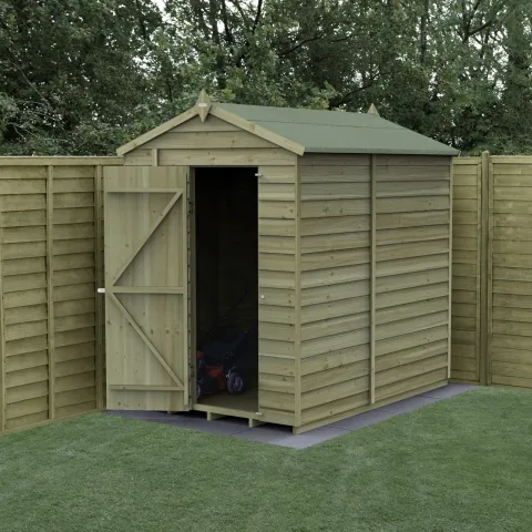 4LIFE Apex Shed 7 x 5 – Single Door – No Window