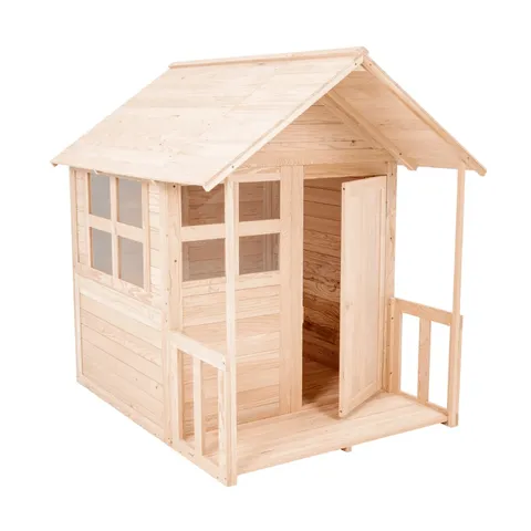 TP Toys Buttercup Cottage Wooden Playhouse with Floor and Verandah - FSC® certified