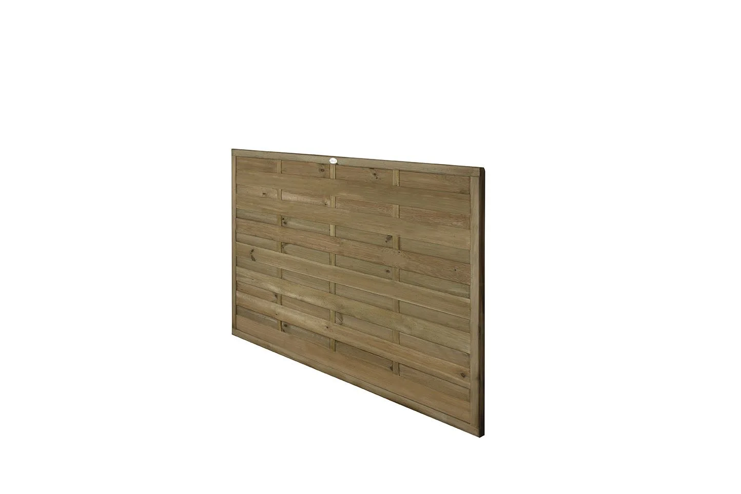 1.8m x 1.2m Pressure Treated Decorative Europa Plain Fence Panel — view 3 of 4