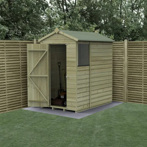 Beckwood 4×6 Apex Shed – 1 Window