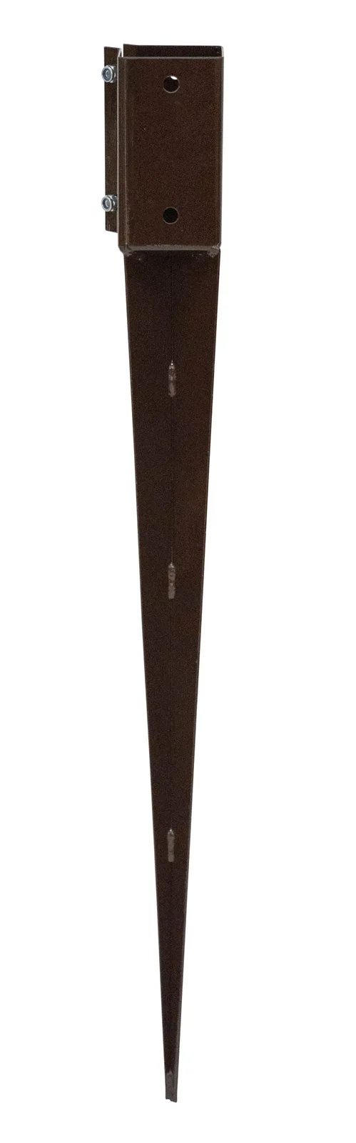 75mm BROWN – BOLT GRIP – FENCE POST SUPPORT – 750mm SPIKE — view 3 of 4