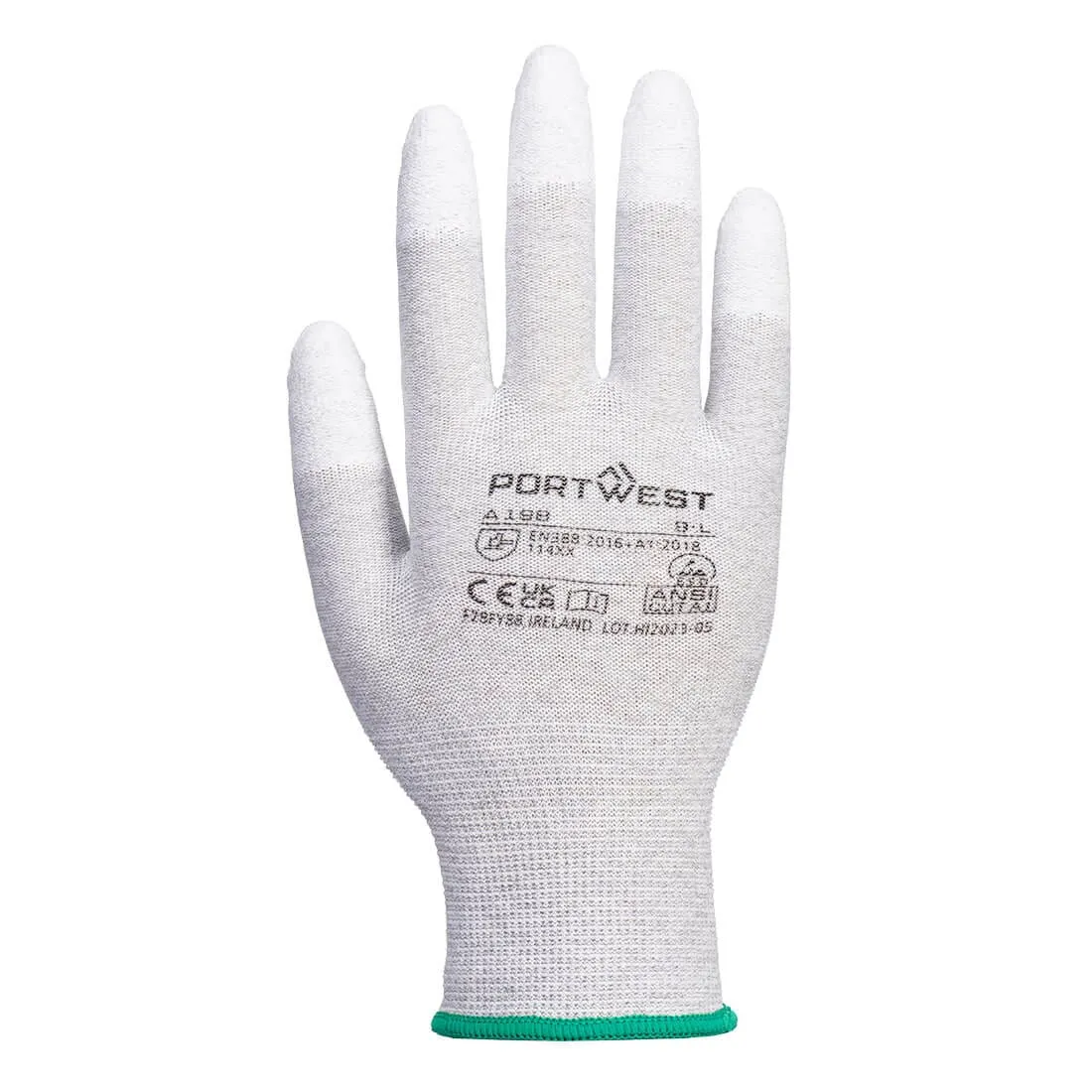Site King Antistatic PU Fingertip Work Gloves — view 2 of 2