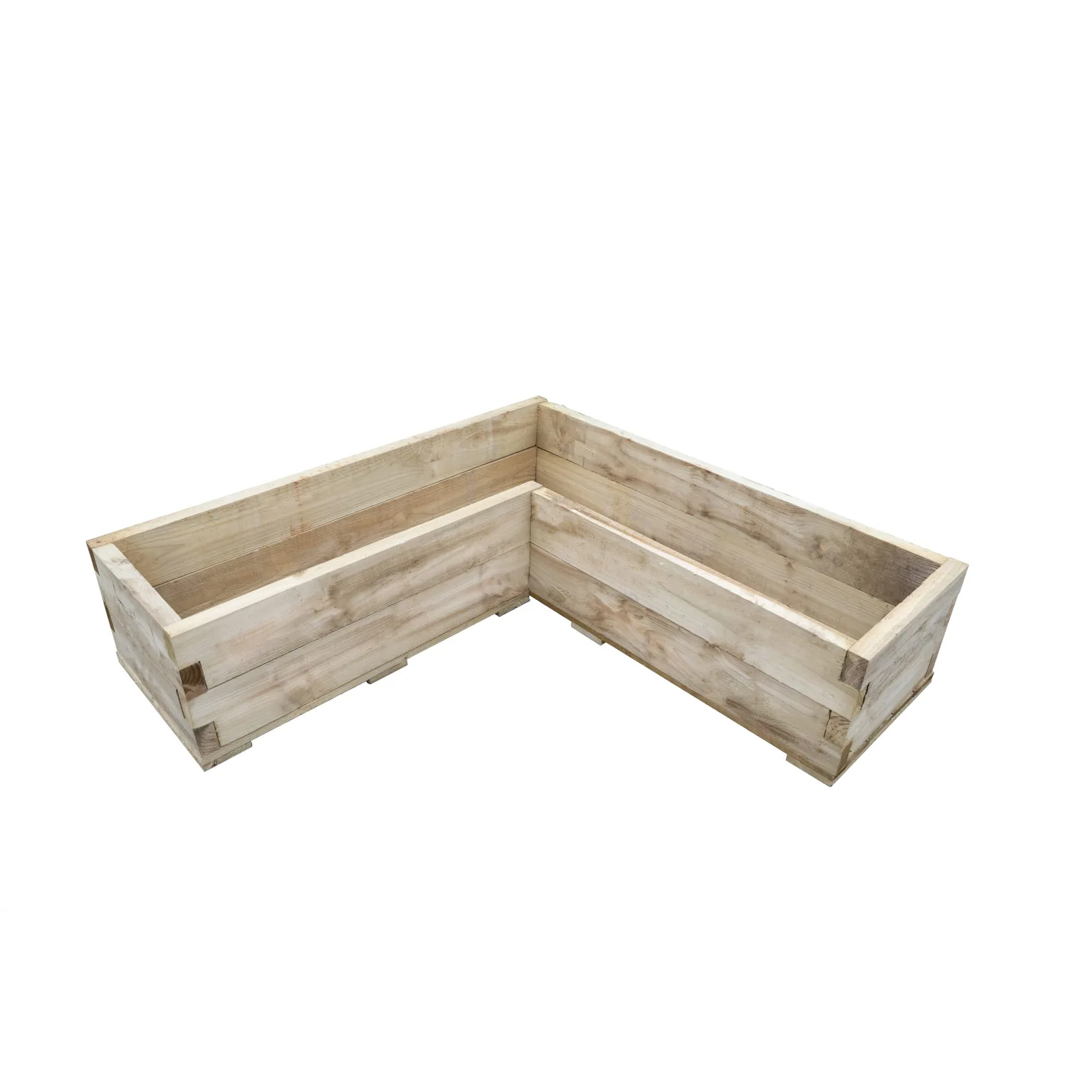 Caledonian Corner Raised Bed – with Base – 130 x 130cm — view 2 of 5