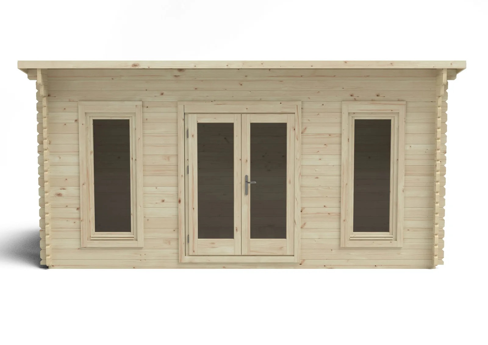 Elmley 5.0m x 3.0m Log Cabin Double Glazed 24kg Polyester Felt, Plus Underlay — view 4 of 7