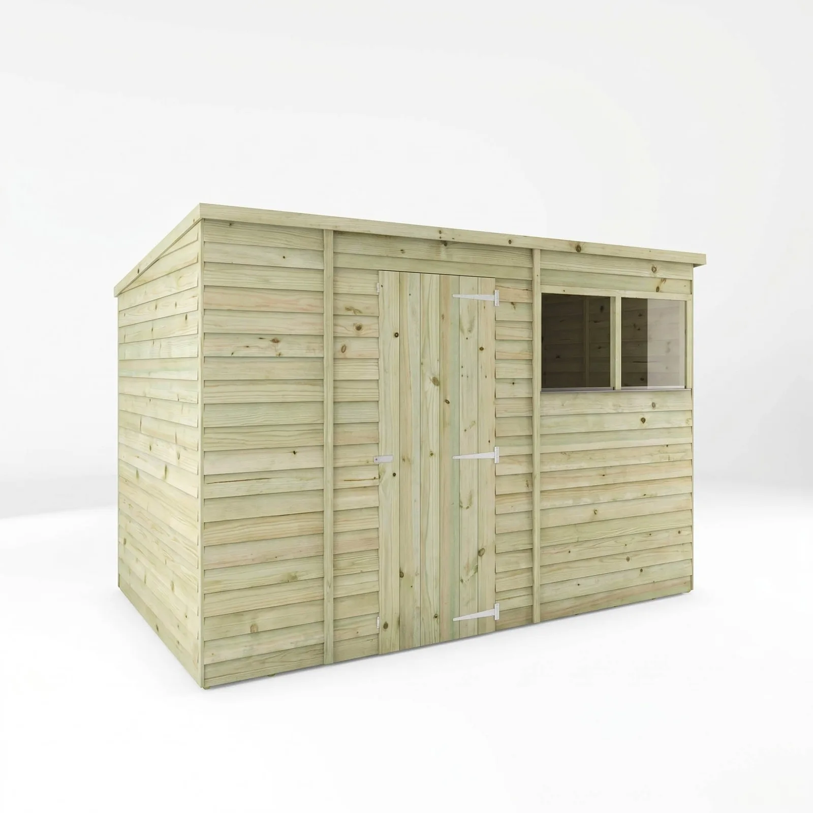 Mercia Garden Products Value Overlap Single Door Pent Shed — view 2 of 3