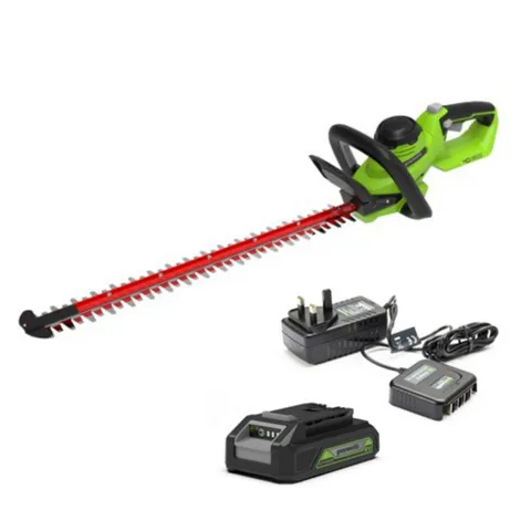 Greenworks Greenworks 24V 56cm 18mm Cordless Hedge Trimmer Kit