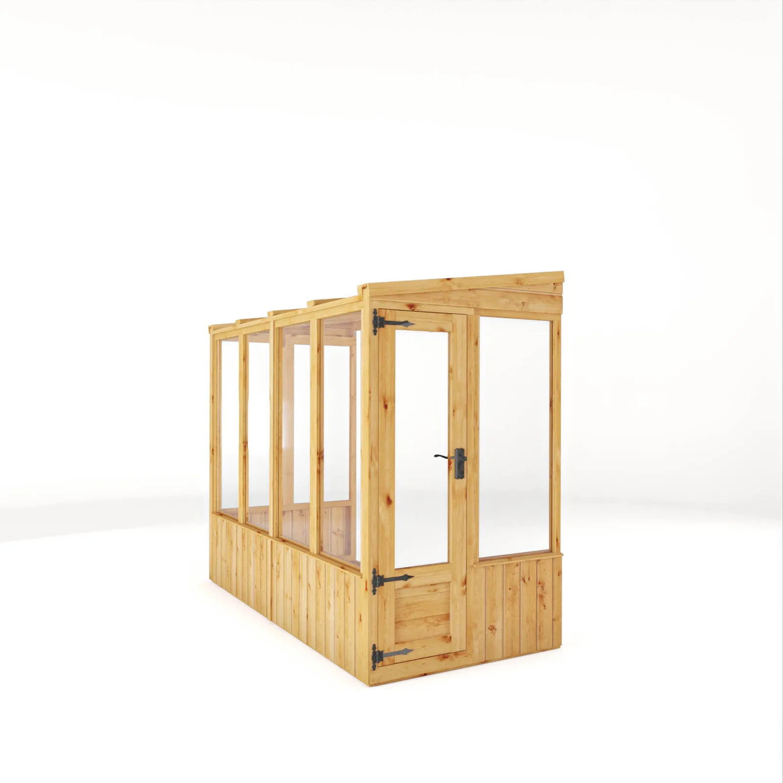Mercia Garden Products Woodsman Pent Lean-To Wooden Greenhouse — view 2 of 2