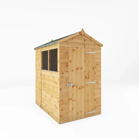Mercia Garden Products Shiplap Apex Single Door Wooden Shed