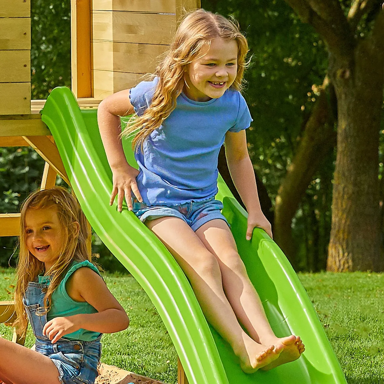 TP Toys TP Treehouse Wooden Play Tower with Wavy Slide - FSC® certified — view 3 of 3