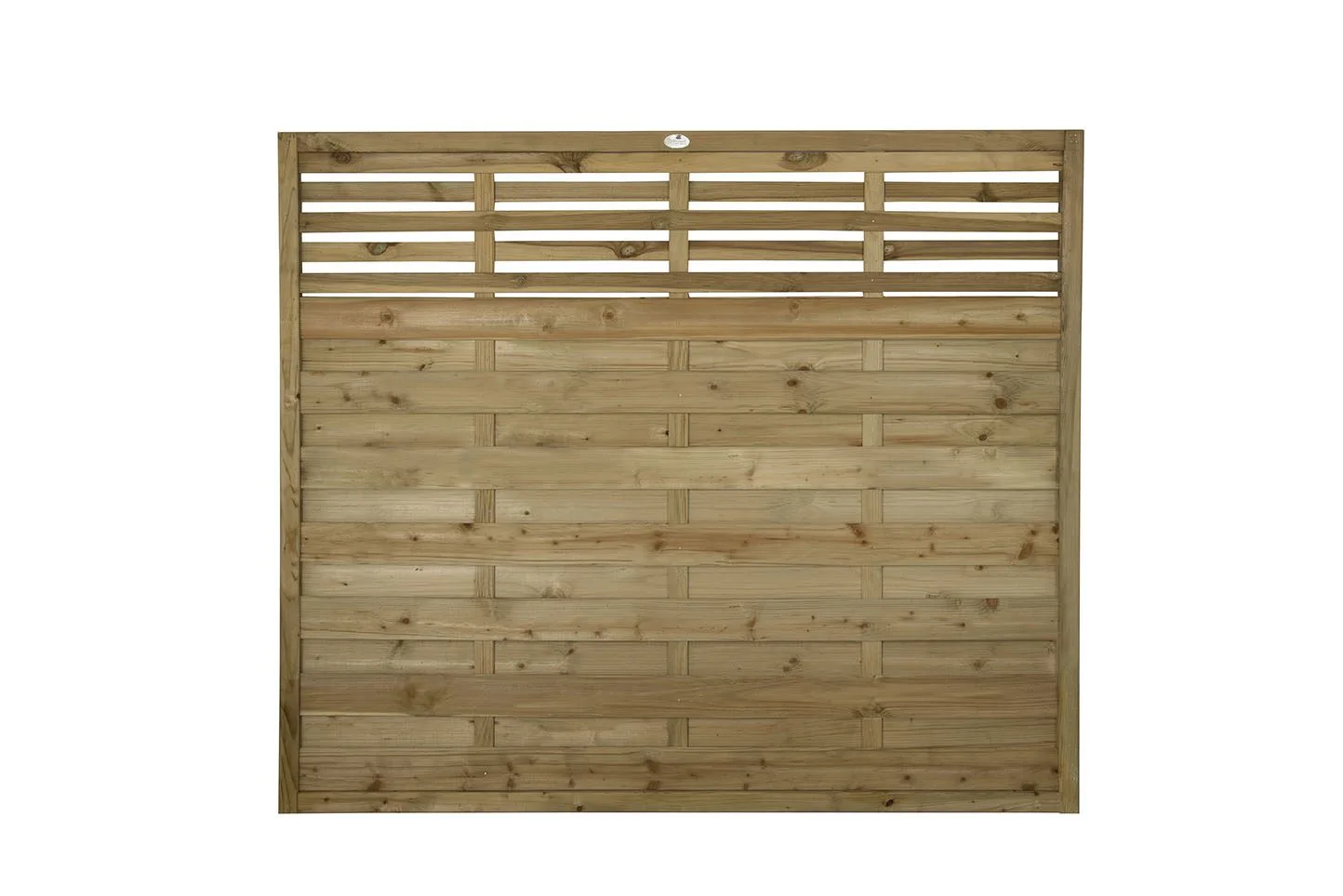 1.8m x 1.5m Pressure Treated Decorative Kyoto Fence Panel — view 2 of 7