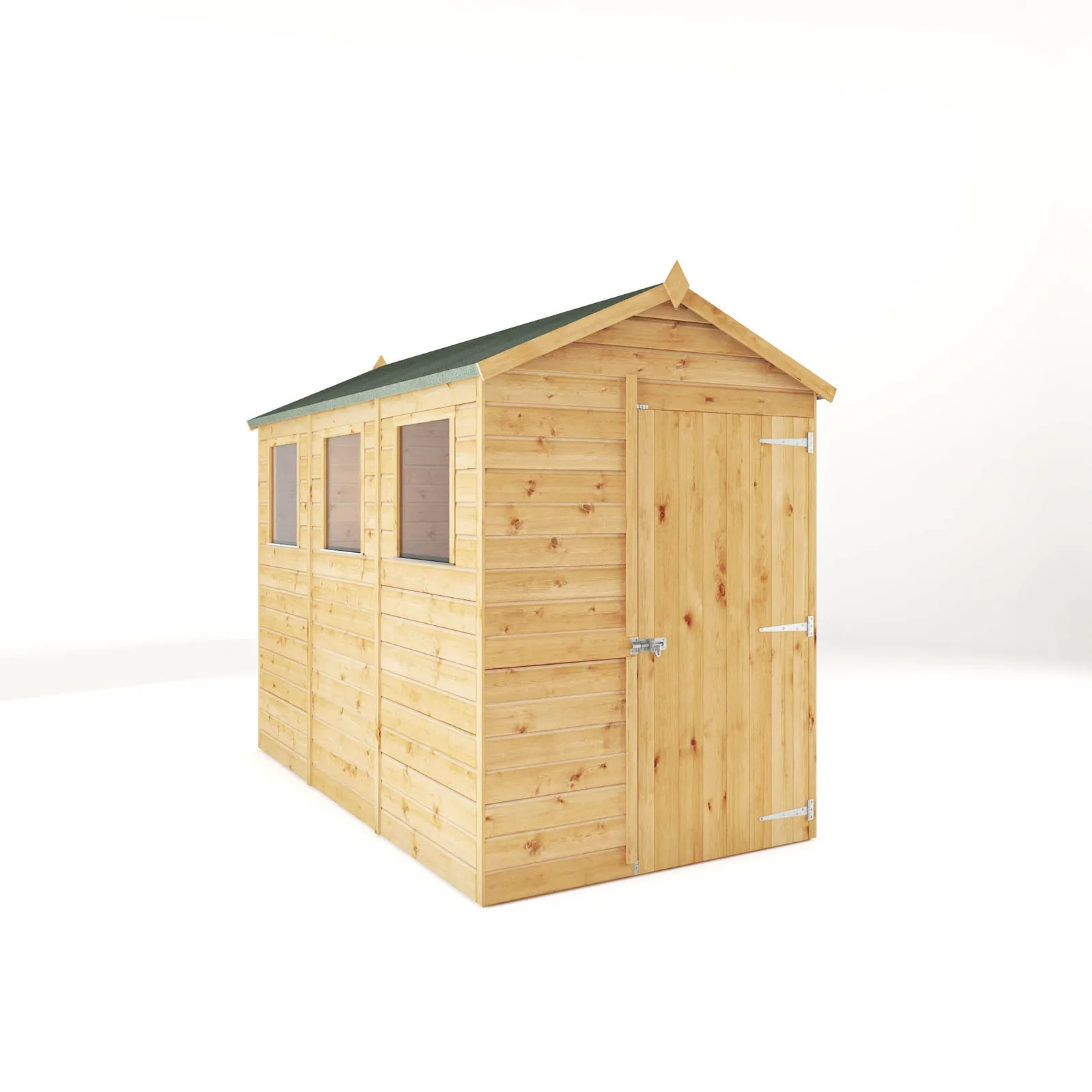 Mercia Garden Products Modular Shiplap Apex Single Door Wooden Shed — view 2 of 6