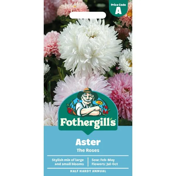 Mr Fothergills Aster The Roses Flower Seeds