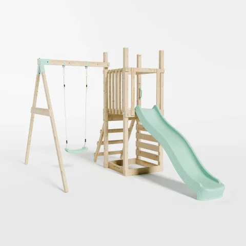Mercia Garden Products Climbing Frame with Slide & Swing