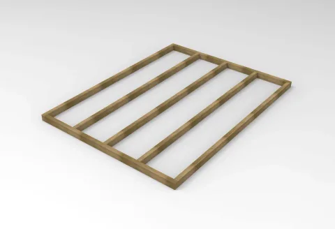 8 x 6 Shed Base for Forest Overlap & Shiplap Sheds
