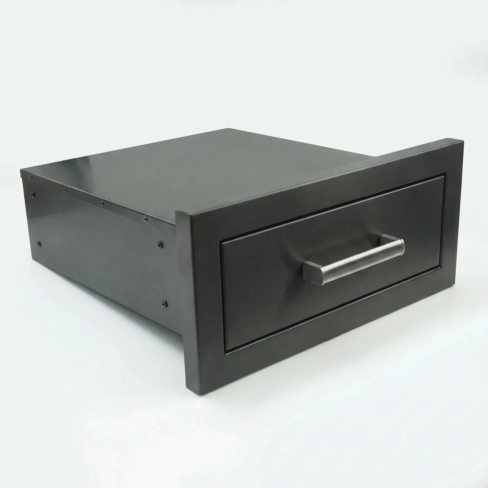 Draco Grills Draco Grills Black Stainless Steel Build-In Outdoor Kitchen Single Drawer — view 2 of 6