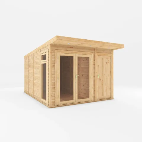 Mercia Garden Products The Classic Insulated Garden Room with Side Shed