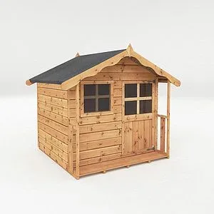 Mercia Garden Products 5 x 5 Poppy Apex Wooden Playhouse