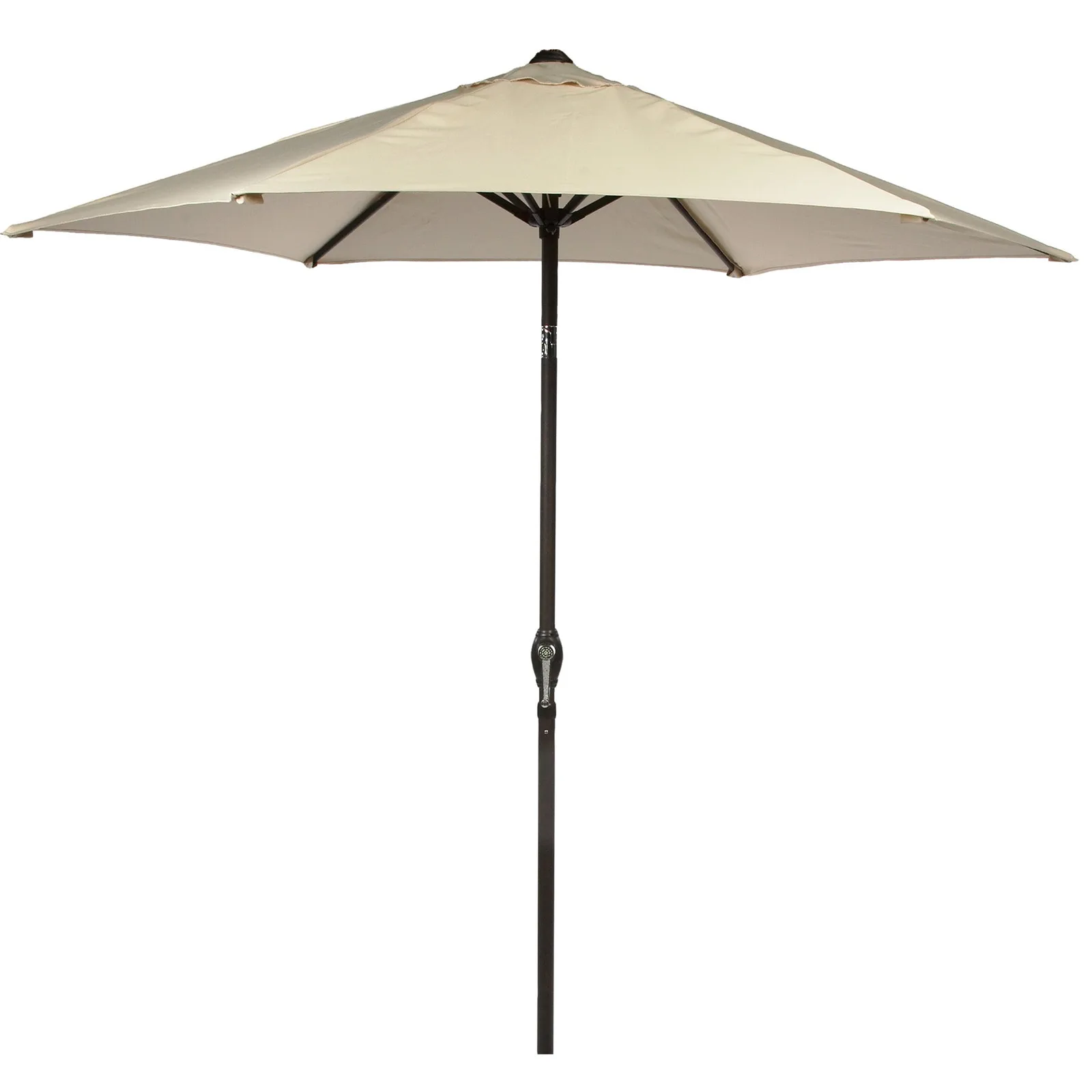Bracken Outdoors Bracken Outdoors Ecru 2.5m Crank and Tilt Round Garden Parasol - Graphite Pole *Damaged Box*