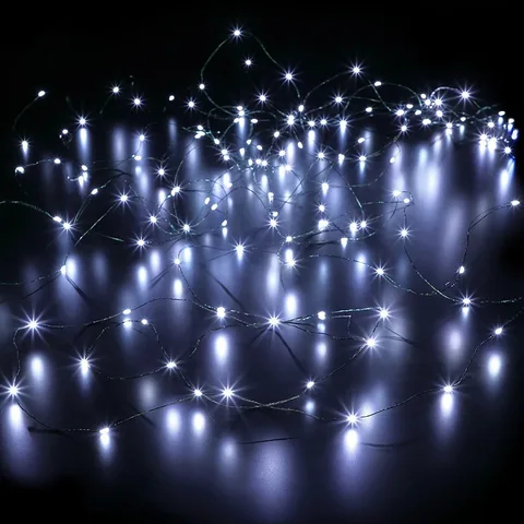 Noma Noma Christmas White Micro String Lights With Green Cable - 360, 480, 720