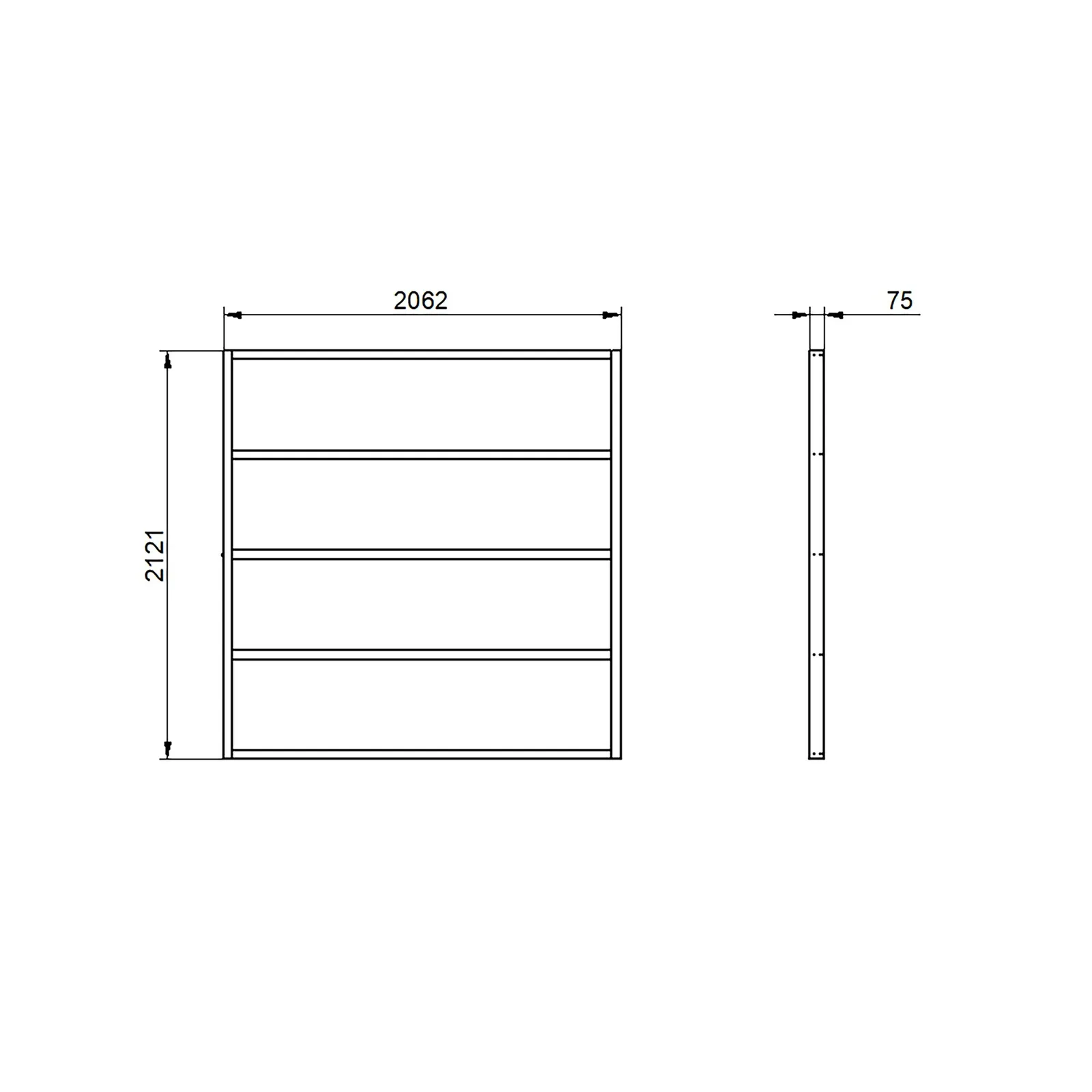 7 x 7 Shed Base for Forest Overlap Sheds — view 2 of 2