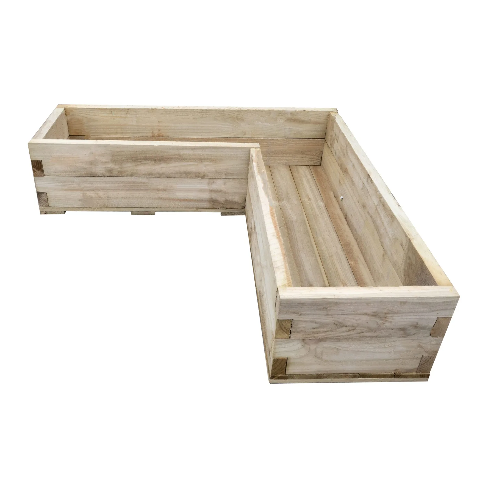 Caledonian Corner Raised Bed – with Base – 130 x 130cm — view 3 of 5