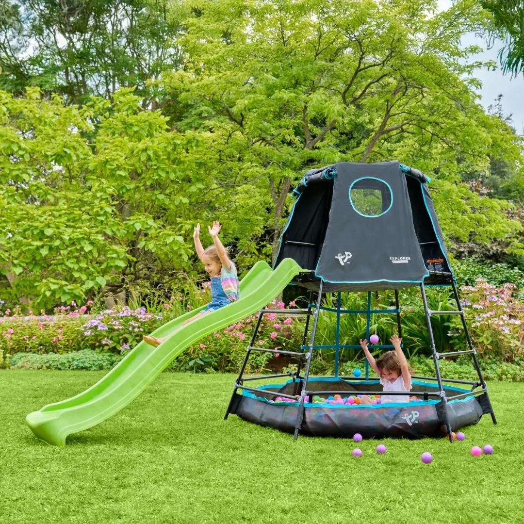 TP Toys TP Explorer Metal Climbing Frame Set and Ripple Slide Black Edition — view 2 of 3