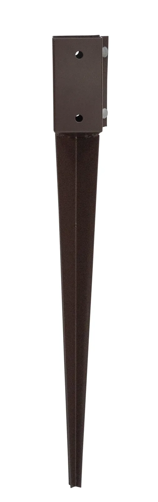 75mm BROWN – BOLT GRIP – FENCE POST SUPPORT – 600mm SPIKE — view 3 of 4