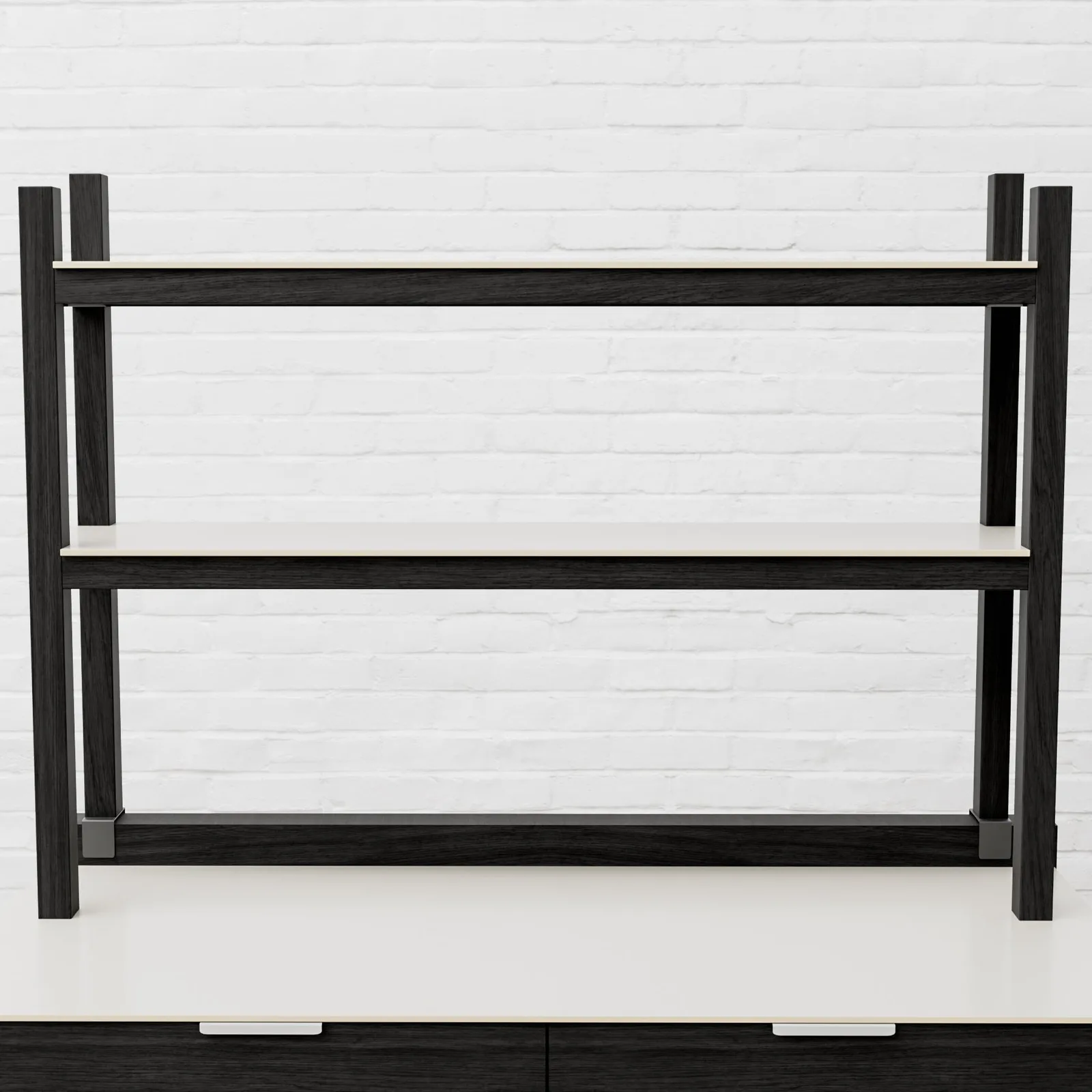 Draco Grills Draco Grills Teak Carbon Line Modular Outdoor Kitchen Add on Double Shelf — view 2 of 3