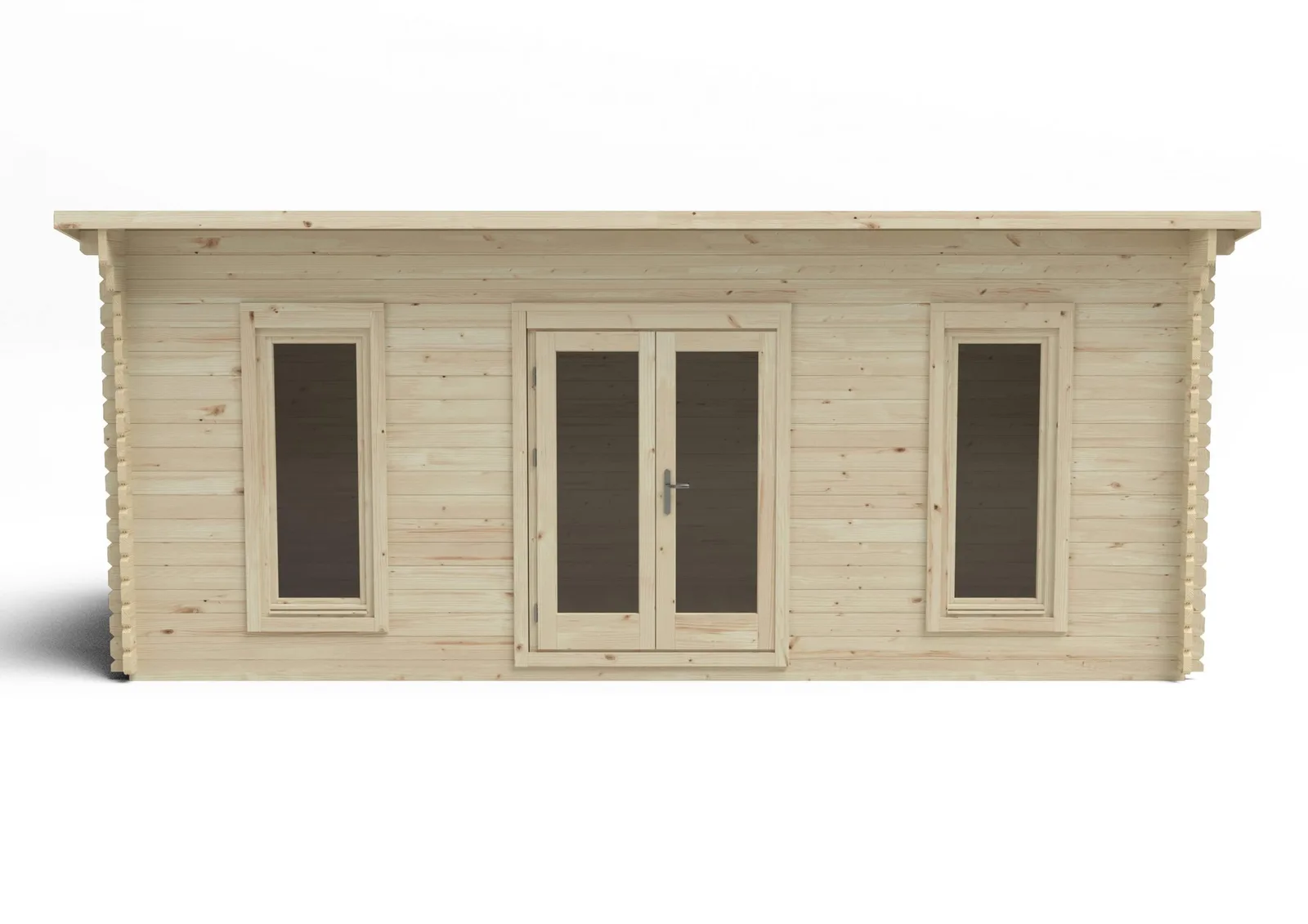 Arley 6.0m x 3.0m Log Cabin Double Glazed 24kg Polyester Felt, No Underlay — view 3 of 7