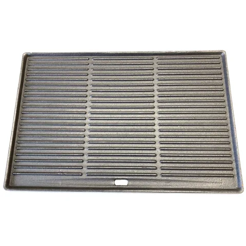 Fervor Fervor Enamelled Cast Iron Hotplate Griddle for 3 Burner Barbecue