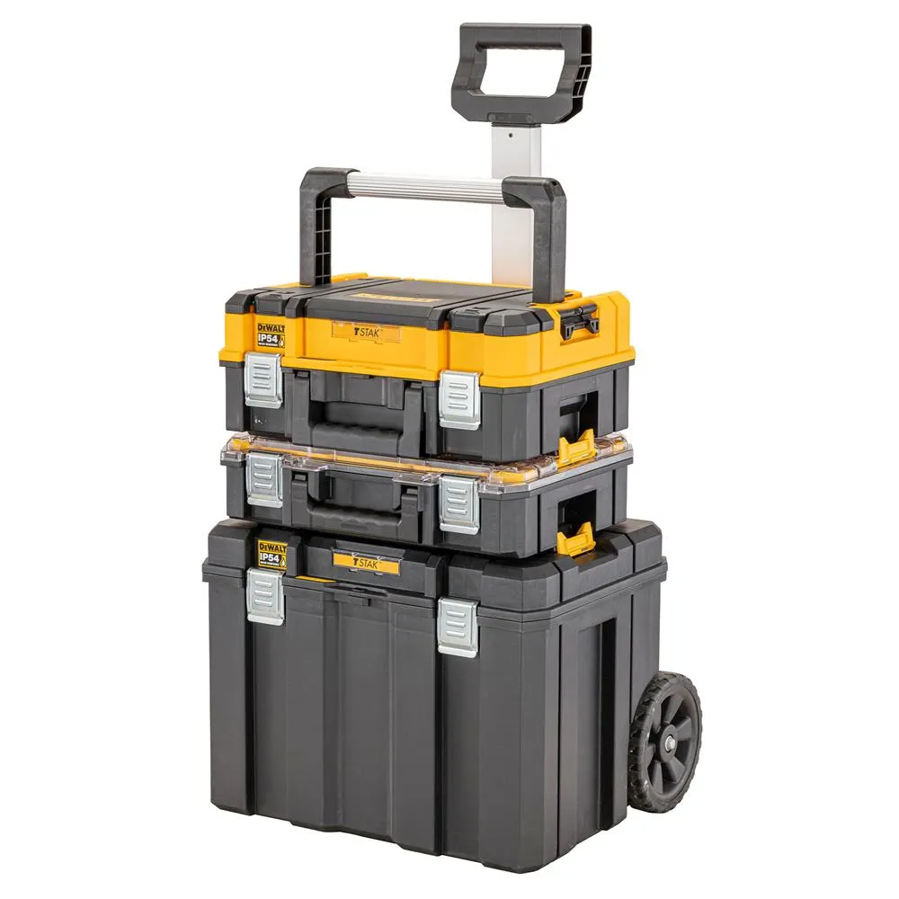 Dewalt Dewalt DWST83411-1 TSTAK 2.0 Mobile Box Bundle with Organiser Cases & Deep Wheeled Storage Box