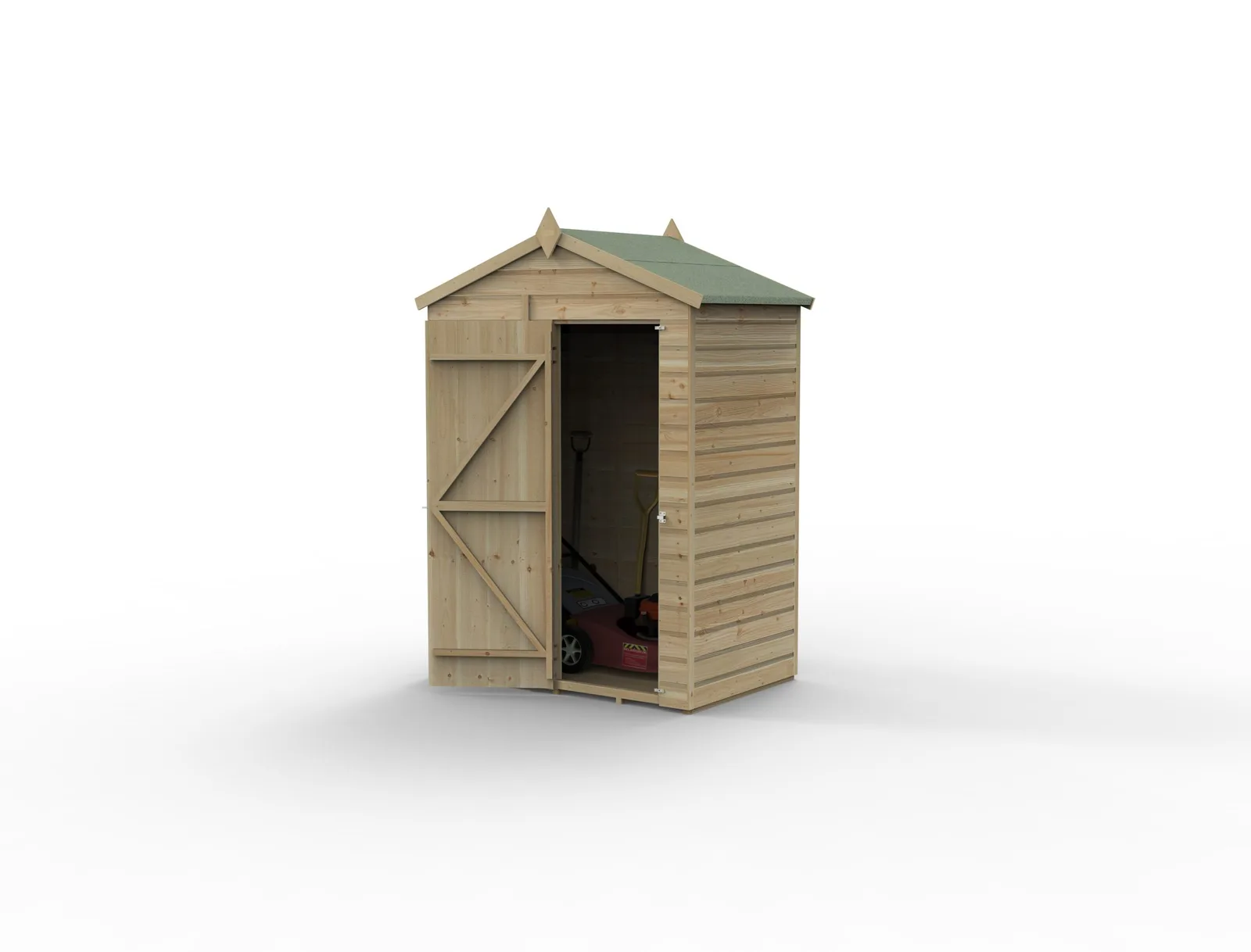 Beckwood 5×3 Apex Shed – No Windows — view 2 of 20