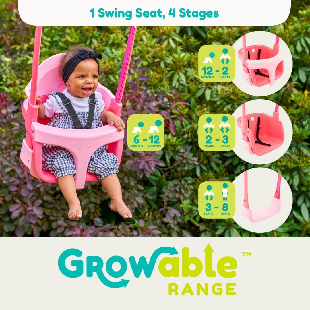 TP Toys TP Quadpod® Pink Baby Swing Seat — view 2 of 3