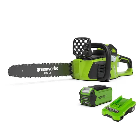 Greenworks Greenworks GD40CS15 40v Cordless Brushless Chainsaw Kit (2Ah Battery and 2A Charger)