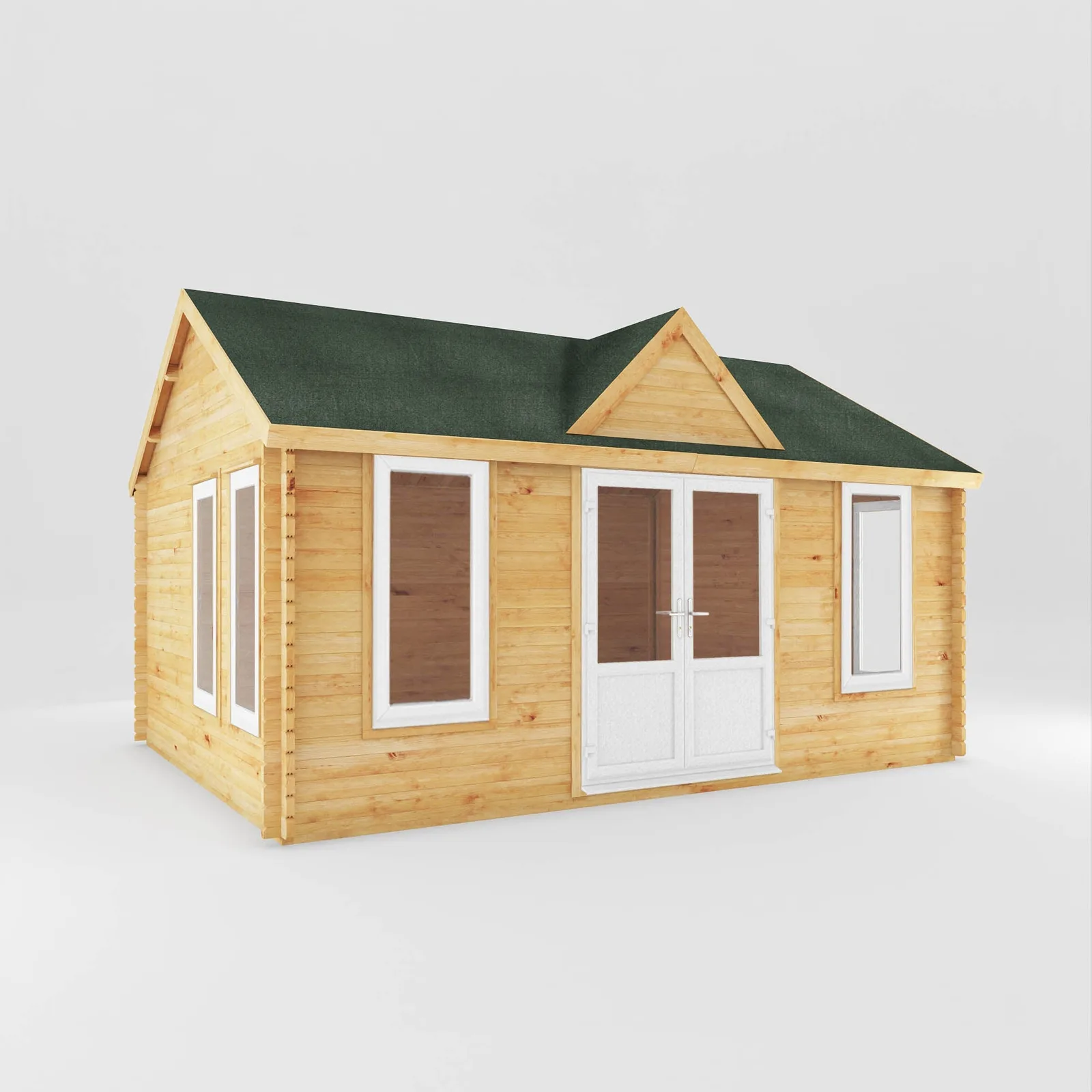 Mercia Garden Products The Clock Tower Log Cabin — view 2 of 4
