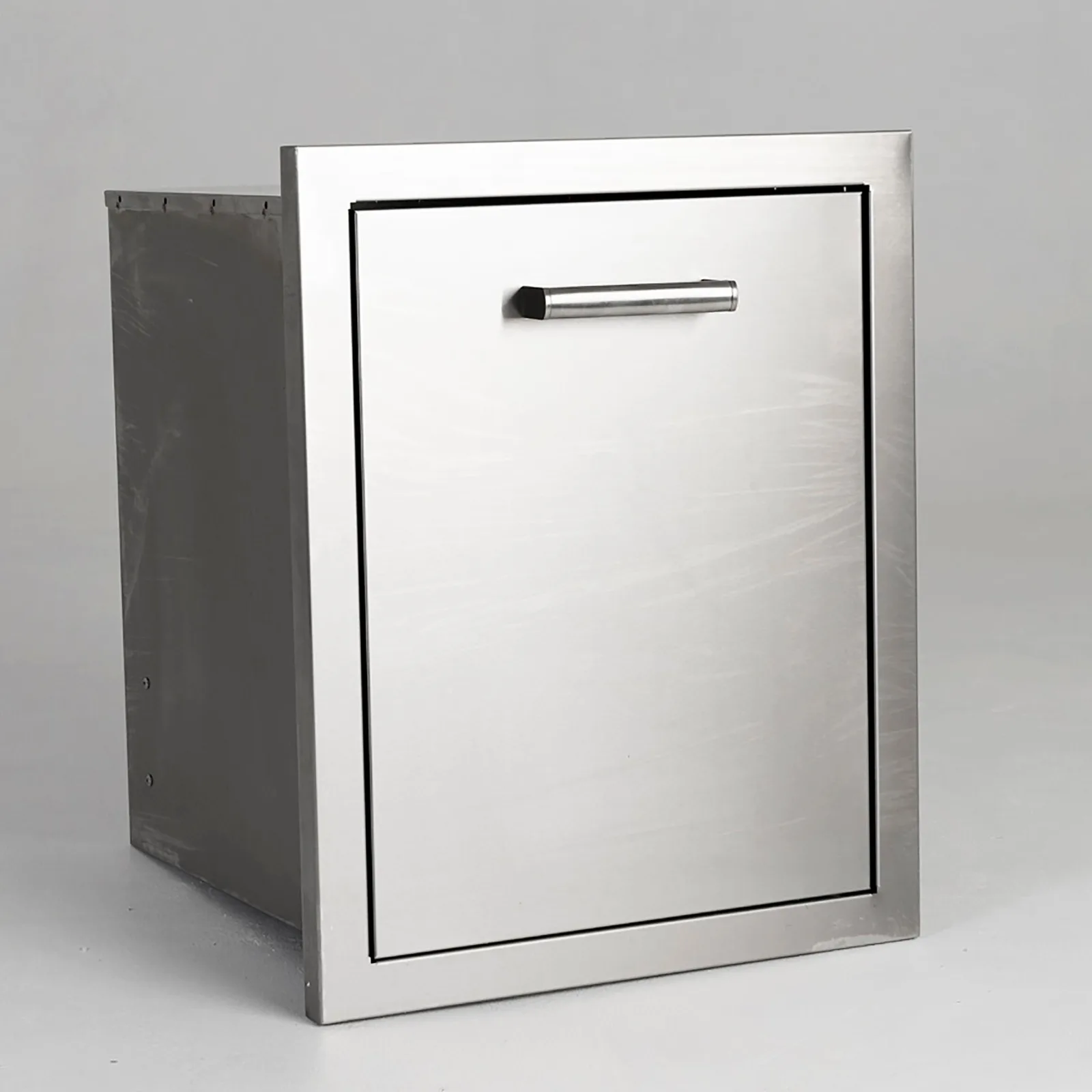 Draco Grills Draco Grills Stainless Steel Build-in Outdoor Kitchen Drawer with Waste Bin — view 2 of 8