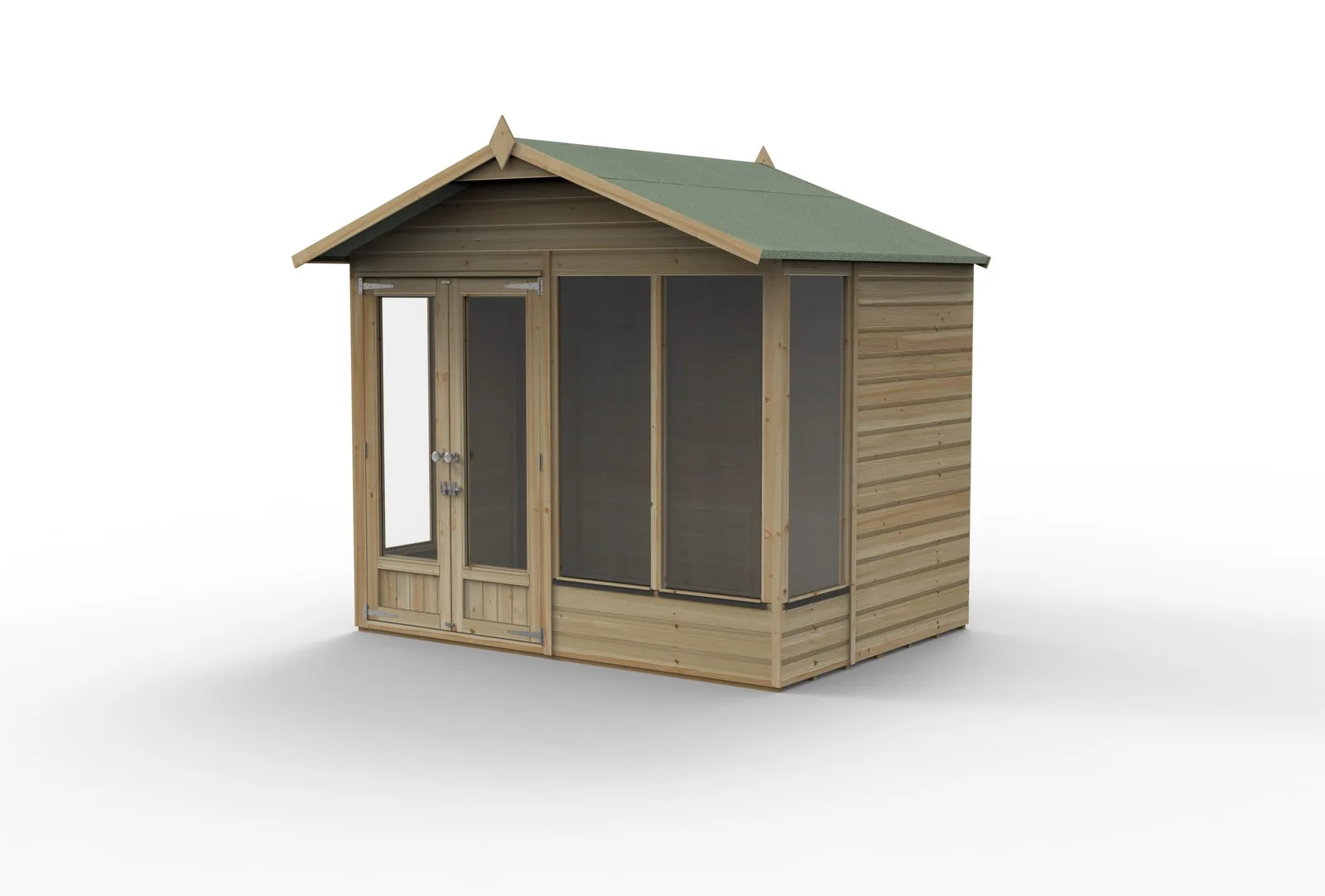 Beckwood Apex Summerhouse 8×6 – Double Door – 4 Windows — view 3 of 15