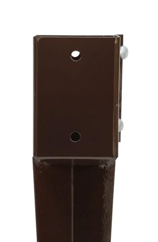 100mm BROWN – BOLT GRIP – FENCE POST SUPPORT – 750mm SPIKE