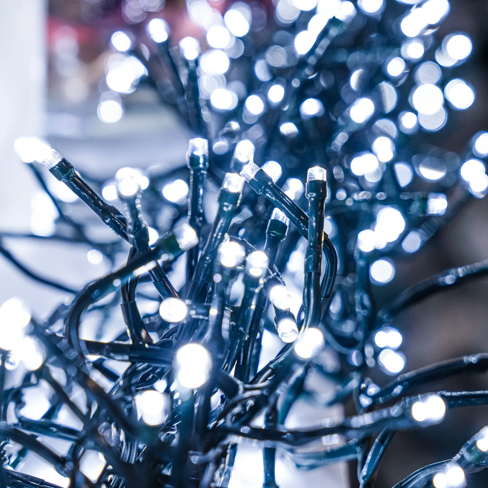 The Christmas Centre White Multi-Function Christmas Cluster Lights with Green Cable 360, 480, 720, 960 and 2000 LEDs — view 2 of 6