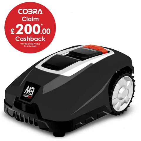 Cobra Cobra Mowbot 1200 Robotic Lawn Mower - Black (1200m²)