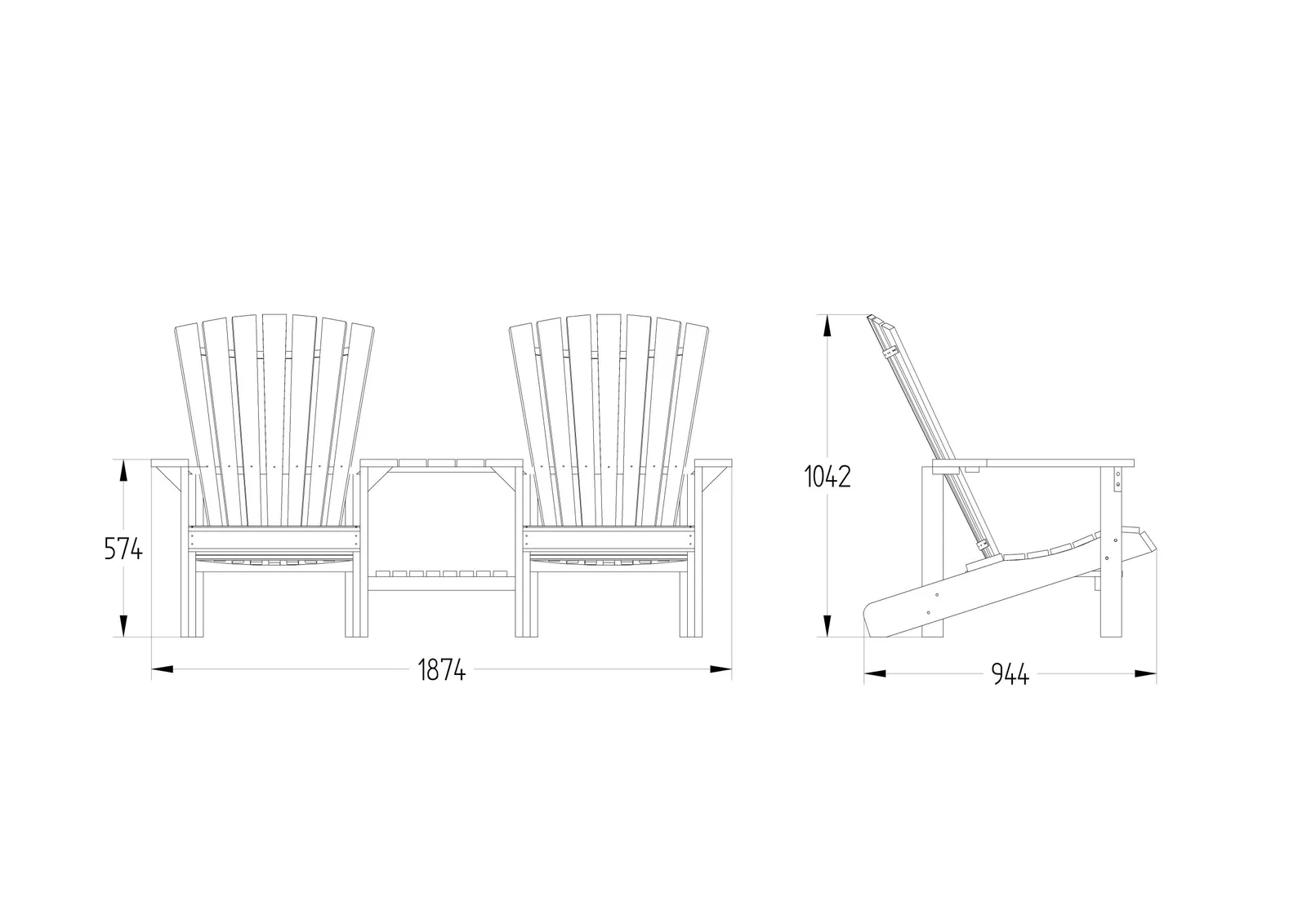 Florida Love Seat — view 3 of 7